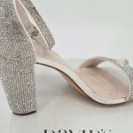 David's Bridal David'd Bridal Britt Glitter Wedding Block Shoes Size 6- 4 in heel New Photo 13