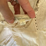 Alythea Ivory Long Maxi Dress Crochet Boho Chic Festival Beach Vacation Size large Photo 9