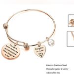 Daughter In Law Bracelet in Rose Gold Photo 4