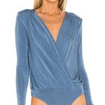 Free People NWT Turnt Bodysuit Copenhagen Blue Size M Photo 1