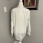 ONIA  Dress Swim Coverup White Long Sleeve 100% Cotton Size Large Photo 2