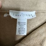 Full Tilt Tan Faux Suede Mini Skirt Women's Large Photo 2