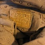 Fossil  Brown Leather shoulder crossbody bag purse Photo 6