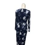 Abercrombie & Fitch NWOT   Long-Sleeve Mesh Midi Dress Navy Floral Medium Photo 6
