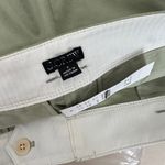 J.Crew Belted 3" Short Cotton Linen High Rise Classic Pale Green US 6 NWT Photo 5