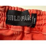 Wildfang The Essential Denim Work Skirt in Salmon Pink Size Large Photo 6
