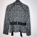 Sandro Sportswear Belted Zebra Jacket Blazer Size M Photo 2