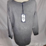 Tempo Paris NWT  Womens Charcoal Pocket Tee‎ Small Medium Photo 1