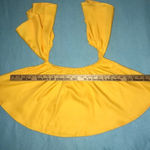 UNBRANDED off shoulders bright yellow butterfly sleeves crop top NEW size M Size M Photo 7
