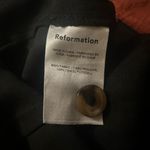 Reformation  Petites Pleated Front Mason Pant Black Size 2P Photo 4