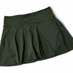 Athleta Athletic Skort Tennis Golf Skirt Activewear Olive Green Mini Photo 0