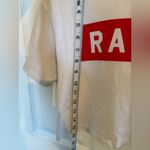 Forever 21 RAMEN LOGO | Cropped T-Shirt White Top Size Small Summer Photo 3