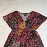 5th & Love V-Neck Paisley Floral Paisley Baby Doll Dress Size Medium Knee Length Photo 2
