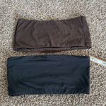 SKIMS  Brown and Black Bandeau Top Photo 3