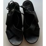 Dansko Vintage  Womens Black Lizard Leather Women’s Sz 5.5 Sling Back Sandals Photo 3