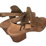 Barbara Barbieri Italian Made Leather Chunky Heels Tan Size 8 Photo 1