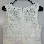 Lilly Pulitzer  Sandi Lace Crochet Resort White Sleeveless Mini Dress Size 6 Photo 8