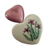 Vintage Ceramic Heart Pin Bundle Photo 1