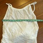 Cloth & Stone Anthropologie  white ruched camisole top size M Photo 5