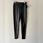Aerie NEW!!  Offline Real Luxe Faux Leather Black Leggings Hi-Rise Photo 1