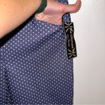Zac and Rachel blue and white polka dot stretchy denim capris size 6 women 🆕 Photo 11