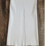 Retrofête Retrofete Sinclair Rib Knit Dress in White Metallic Size Large NWT Sleeveless Photo 6