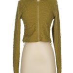 Free People  MOVEMENT Green Hooded Pleated Activewear Jacket Size XS NWOT Photo 1