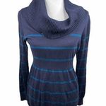 Liz Lange Maternity Cowl Neck Sweater Blue, Medium Blue Size undefined Photo 0