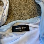 White Fox Boutique White Fox Blue Ruffle Mini Dress Photo 1