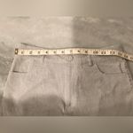 Forever 21 Size S Gray White Thin Stripe Zip Up Stretch Denim Mini Skirt Photo 8