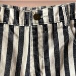 Guess Vintage  Black & White Washed Striped Denim Mini Skirt Size S EUC Photo 10