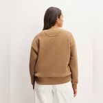 Everlane  The ReNew Fleece Oversized Crew Sweatshirt In Tiger’s Eye Photo 5