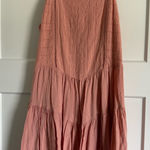 Wild Fable Peach embroidered dress Photo 0