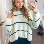 moon&madison Striped Sweater Photo 2