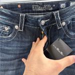 Miss Me  buckle embroidered Y2K 2000s 90s bootcut blue jeans size 29x3.5 long Photo 5