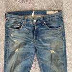 Rag and Bone Women's the Dre Armitage Acid Wash Mid Rise Denim Jeans Distressed 26 Photo 1