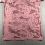 Athleta Momentum Tee Womens L Purple Camo Seamless Short Sleeve Athletic Top Photo 15