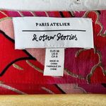 & Other Stories & Other Stories Red Floral Maxi Dress Bold Florals Sz 8 Photo 6