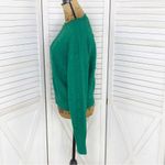 Vylette Bauble Stich Crew Neck Crop Sweater Green Juniors Large Pullover Size undefined Photo 2
