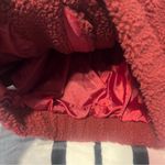 I am gia I.AM.GIA Burgundy Sherpa Jacket Photo 5