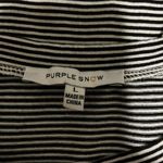 Purple Snow  large striped crop top Photo 5