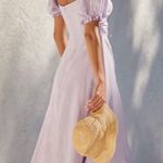 Anthropologie Charlie Holiday Purple Midi Cut Out Dress Photo 1