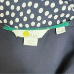 Boden Navy White Polka Dot Ruched V Photo 7