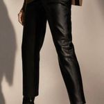 ZARA Leather Black Pants Photo 0