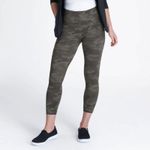 Spanx Pants Womens Large Green Sage Camo Look at Me Now Seamless Crop Leggings Photo 5