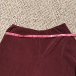 & Other Stories & other stories Ribbed Wide Leg Maroon Wine Pants- Size XS Photo 10