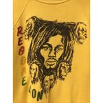 Vintage Gap Sport Reggae Lion Yellow sweatshirt super‎ Rare Bob Marley Rasta S/M Size M Photo 1