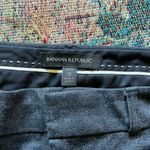 Banana Republic  Sloan Black Straight Capri Leg Pants SZ 0 Petite Trousers Formal Photo 12