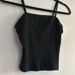 BP MOVING SALE black square neck ribbed camisole cropped top Photo 5