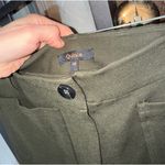 Quince Olive Ultra Stretch Ponte Cropped Wide Leg Pants high rise high rise Photo 3